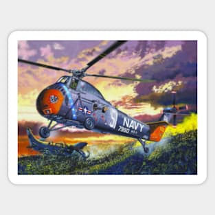 H34 NAVY Rescue Sticker